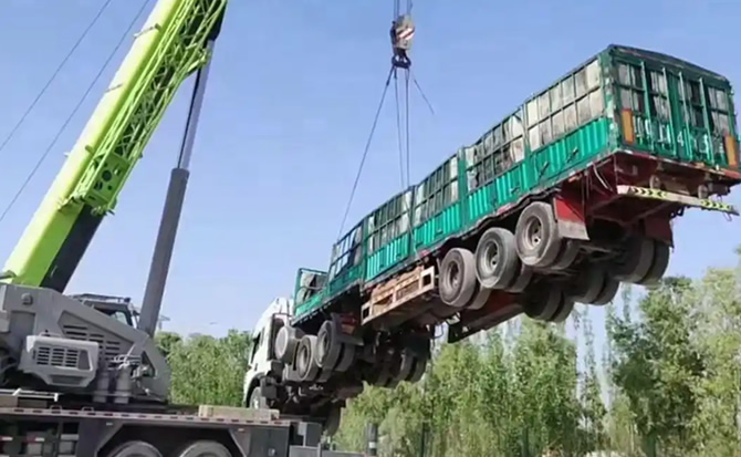 芝罘区道路脱困救援案例